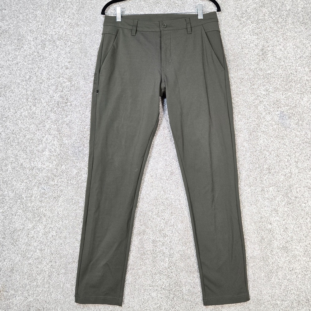 BYLT Premium Basics Everyday Pant 2.0 Slim Fit Mens 33x30 Olive green